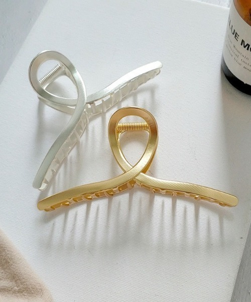 LAC-VERT（ラック・ヴェール）の「メタルマットバンスクリップ（バレッタ/ヘアクリップ・レディース・シルバー/ゴールド・FREE）」の12枚目の写真