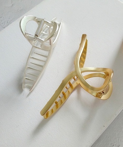 LAC-VERT（ラック・ヴェール）の「メタルマットバンスクリップ（バレッタ/ヘアクリップ・レディース・シルバー/ゴールド・FREE）」の11枚目の写真