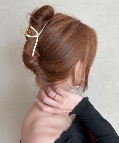 LAC-VERT（ラック・ヴェール）の「メタルマットバンスクリップ（バレッタ/ヘアクリップ・レディース・シルバー/ゴールド・FREE）」の22枚目の写真