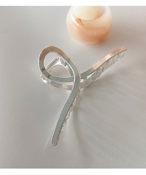 LAC-VERT（ラック・ヴェール）の「メタルマットバンスクリップ（バレッタ/ヘアクリップ・レディース・シルバー/ゴールド・FREE）」の9枚目の写真