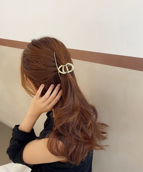 LAC-VERT（ラック・ヴェール）の「メタルマットバンスクリップ（バレッタ/ヘアクリップ・レディース・シルバー/ゴールド・FREE）」の19枚目の写真