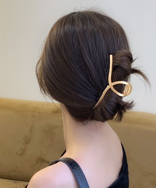 LAC-VERT（ラック・ヴェール）の「メタルマットバンスクリップ（バレッタ/ヘアクリップ・レディース・シルバー/ゴールド・FREE）」の18枚目の写真