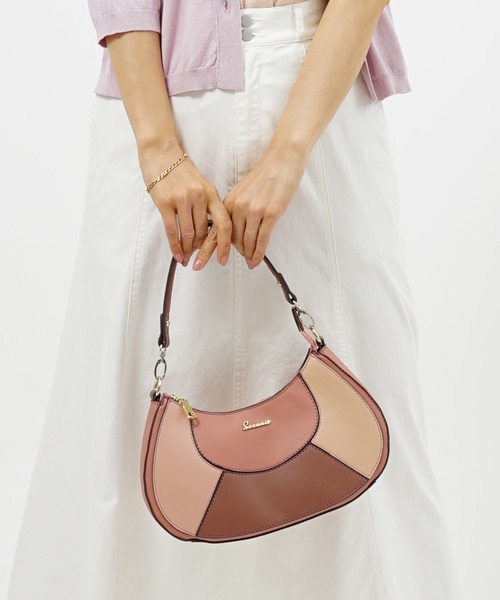 SAC(サック)の「2WAYコンビ セミショルダーバッグ SAC unit(ショルダーバッグ・レディース・ピンク/ベージュ/グレー・FREE)」の11枚目の写真