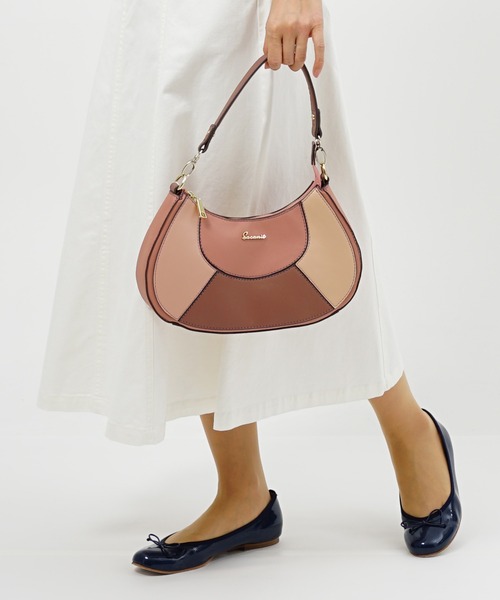 SAC(サック)の「2WAYコンビ セミショルダーバッグ SAC unit(ショルダーバッグ・レディース・ピンク/ベージュ/グレー・FREE)」の14枚目の写真