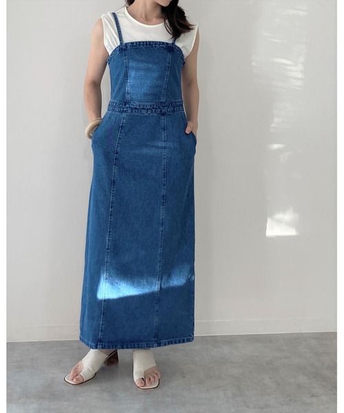 h*o様 美品 DIESEL ディーゼル ジャンパースカート デニムワンピース sanpo kuschel ロング丈登場 楽を極めたデニムジャンスカ デニム