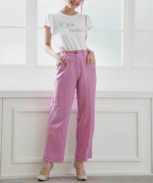 MIIA(ミーア)の「シアーパンツ(その他パンツ・レディース・ベージュ/ピンク/ブルー・FREE)」の4枚目の写真