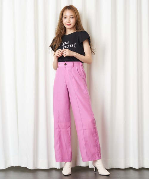 MIIA(ミーア)の「シアーパンツ(その他パンツ・レディース・ベージュ/ピンク/ブルー・FREE)」の5枚目の写真