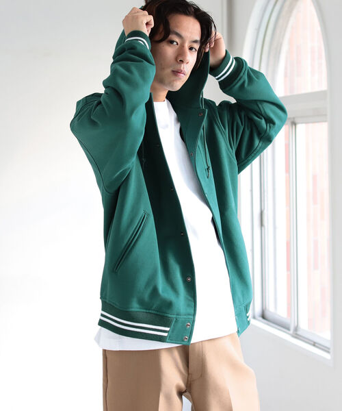 BEAMS(ビームス)の「BEAMS / ゲーム スウェット パーカ(パーカー・メンズ・グリーン/ネイビー・SMALL/MEDIUM/LARGE/X-LARGE)」の2枚目の写真