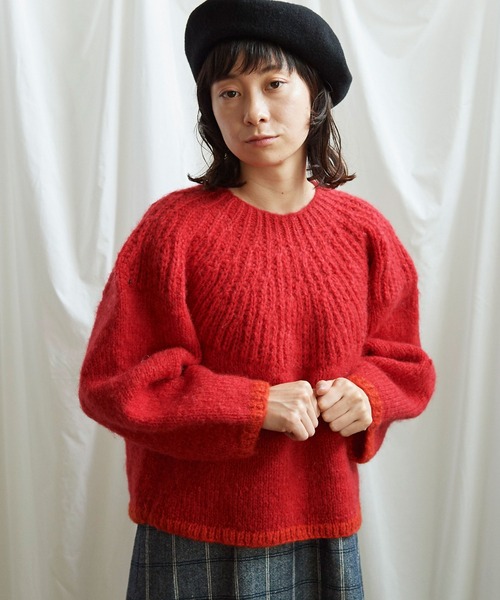 Lene（レネ）の「エアリー糸 求心プルオーバー（ニット/セーター