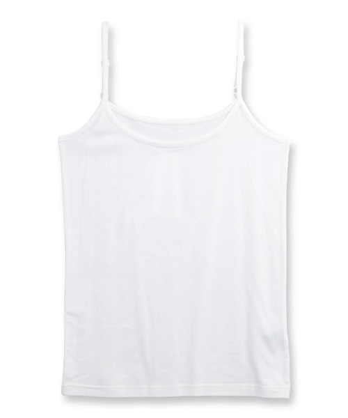 fran de lingerie(フランデランジェリー)の「デオドラントインナー消臭キャミソール(キャミソール・レディース・ホワイト/ブラック/シルバーグレー・M/L)」の1枚目の写真