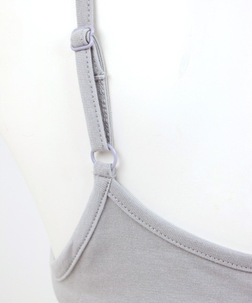 fran de lingerie(フランデランジェリー)の「デオドラントインナー消臭キャミソール(キャミソール・レディース・ホワイト/ブラック/シルバーグレー・M/L)」の7枚目の写真