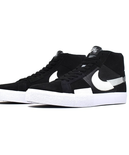 NIKE（ナイキ）の「NIKE/ナイキ ナイキSB ズーム ブレーザー MID プレミアム スケボー スケシュー DA8854-001（スニーカー・メンズ・ブラック×ブラック・23.0cm/23.5cm/24.0cm/24.5cm/25.0cm/26.0cm/26.5cm/27.0cm/27.5cm/28.0cm/28.5cm/29.0cm）」の16枚目の写真