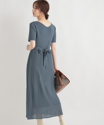 Andemiu | カシガラフレアニットワンピース217919(ワンピース)