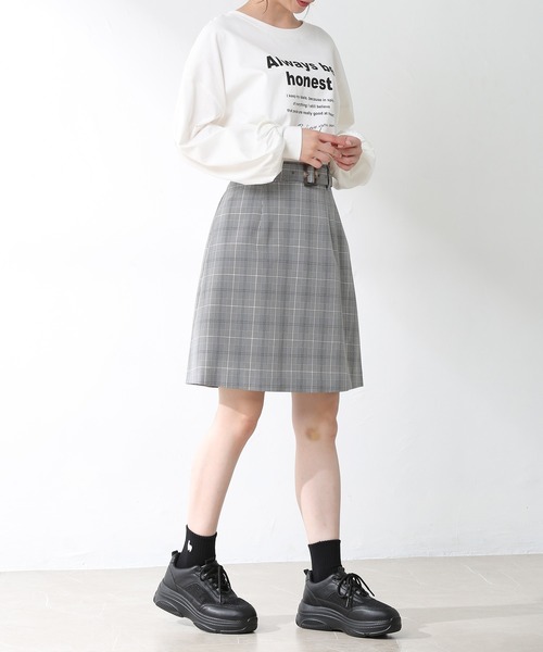 Honeys（ハニーズ）の「ボリュームスニーカー（スニーカー・レディース・ホワイト×ピンク/ホワイト/ホワイト×グレー/ブラック・M/L/S）」の9枚目の写真