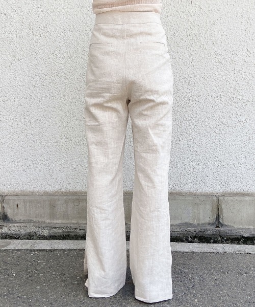 esutoreja(エストレジャ)の「ハイウエストリネンパンツ(その他パンツ・レディース・キナリ/ホワイト/ベージュ・M/S)」の17枚目の写真