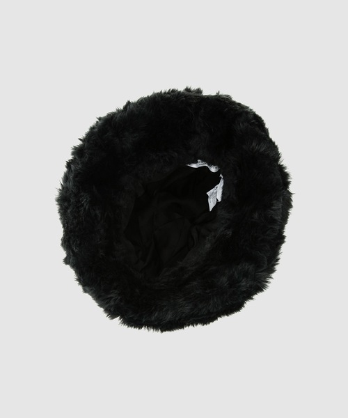 TAKAHIROMIYASHITATheSoloIst.(タカヒロミヤシタザソロイスト)の「huge synthetic fur hat(ハット・メンズ・ブラック・S/M/L)」の2枚目の写真