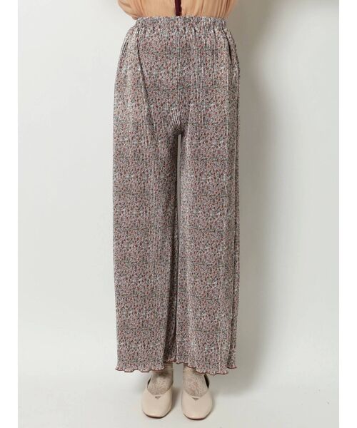 merry jenny（メリージェニー）の「floralメロウリラクシーパンツ（その他パンツ・レディース・チャコールグレー/ピンク/ブラウン/パープル・FREE）」の5枚目の写真