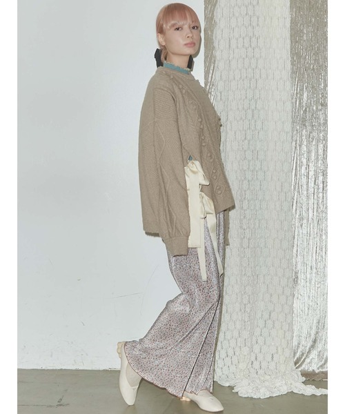 merry jenny（メリージェニー）の「floralメロウリラクシーパンツ（その他パンツ・レディース・チャコールグレー/ピンク/ブラウン/パープル・FREE）」の20枚目の写真