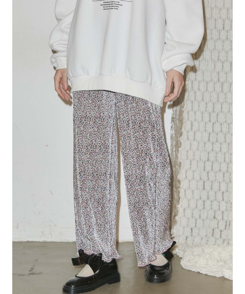 merry jenny（メリージェニー）の「floralメロウリラクシーパンツ（その他パンツ・レディース・チャコールグレー/ピンク/ブラウン/パープル・FREE）」の22枚目の写真