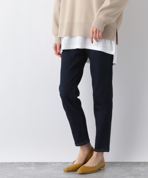 GLOBAL WORK（グローバルワーク）の「ウツクシルエットデニムスリム/954886（デニムパンツ・レディース・ブラック/ネイビー/サックスブルー/ダークグレー・SMALL/MEDIUM/LARGE/X-SMALL）」の4枚目の写真