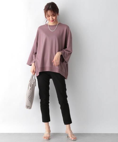 GLOBAL WORK（グローバルワーク）の「ウツクシルエットデニムスリム/954886（デニムパンツ・レディース・ブラック/ネイビー/サックスブルー/ダークグレー・SMALL/MEDIUM/LARGE/X-SMALL）」の10枚目の写真