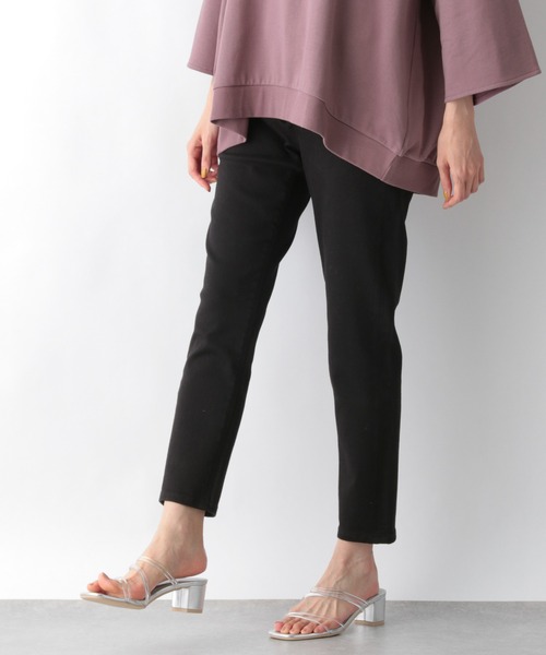 GLOBAL WORK（グローバルワーク）の「ウツクシルエットデニムスリム/954886（デニムパンツ・レディース・ブラック/ネイビー/サックスブルー/ダークグレー・SMALL/MEDIUM/LARGE/X-SMALL）」の16枚目の写真