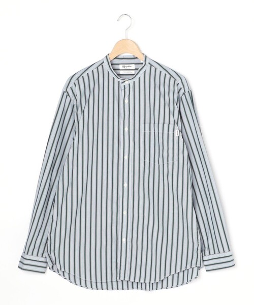 Gymphlex バンドカラーシャツ Mul トップス Men シャツ ブラウス シャツ ブラウス Gymphlex ジムフレックス のファッション Gymphlex バンドカラーシャツ Mul トップス Men シャツ ブラウス シャツ ブラウス Gymphlex ジムフレックス のファッション