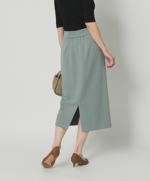 RIVE DROITE（リヴドロワ）の「女らしさを盛り上げる　ブークレボタンスカート（スカート・レディース・ミント/ピンク・36/38）」の5枚目の写真