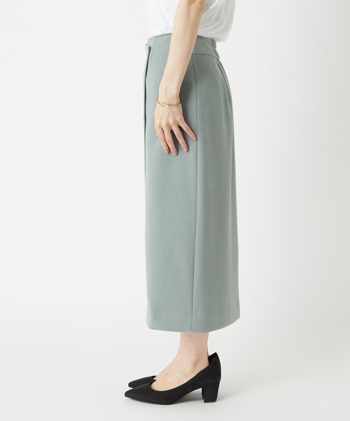 RIVE DROITE（リヴドロワ）の「女らしさを盛り上げる　ブークレボタンスカート（スカート・レディース・ミント/ピンク・36/38）」の19枚目の写真