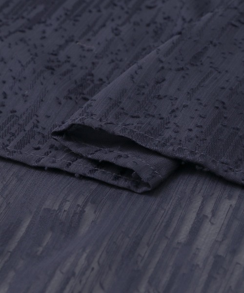 KBF+（ケービーエフプラス）の「KBF+　シアーフリルブラウス∴（シャツ/ブラウス・レディース・ネイビー/ホワイト系その他/ピンク系その他・ONE）」の17枚目の写真