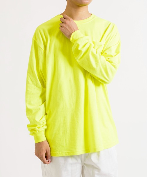 GILDAN（ギルダン）の「【GILDAN】 6.0 oz ウルトラコットン胸ポケットロングスリーブTシャツ 長袖無地ロンT GL2410 MURS（Tシャツ/カットソー・メンズ・ブラック/グレー/ライトグリーン/ネイビー/オレンジ/ホワイト・M/L/S/XL/2XL）」の21枚目の写真