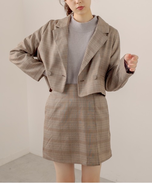 OLIVE des OLIVE（オリーブデオリーブ）の「ショコララッピングミニスカート（スカート・レディース・キャメル/ブラウン/ダークブラウン/ピンクベージュ・FREE）」の21枚目の写真