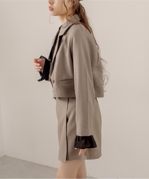 OLIVE des OLIVE（オリーブデオリーブ）の「ショコララッピングミニスカート（スカート・レディース・キャメル/ブラウン/ダークブラウン/ピンクベージュ・FREE）」の11枚目の写真