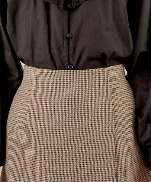 OLIVE des OLIVE（オリーブデオリーブ）の「ショコララッピングミニスカート（スカート・レディース・キャメル/ブラウン/ダークブラウン/ピンクベージュ・FREE）」の20枚目の写真