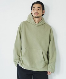 メンズ 裏毛サイドスリットフーディー