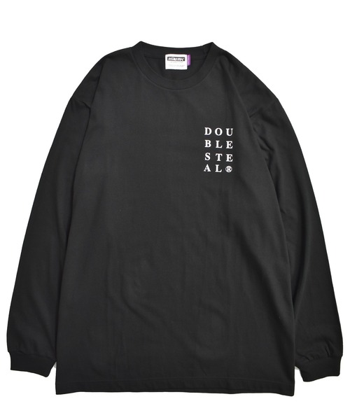 DOUBLE STEAL(ダブルスティール)の「Big Font 長袖Tシャツ(Tシャツ/カットソー・メンズ・ライトベージュ/ホワイト/ブラック・MEDIUM/LARGE/X-LARGE/XX-LARGE)」の5枚目の写真