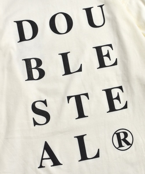 DOUBLE STEAL(ダブルスティール)の「Big Font 長袖Tシャツ(Tシャツ/カットソー・メンズ・ライトベージュ/ホワイト/ブラック・MEDIUM/LARGE/X-LARGE/XX-LARGE)」の10枚目の写真