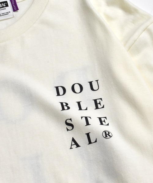 DOUBLE STEAL(ダブルスティール)の「Big Font 長袖Tシャツ(Tシャツ/カットソー・メンズ・ライトベージュ/ホワイト/ブラック・MEDIUM/LARGE/X-LARGE/XX-LARGE)」の11枚目の写真