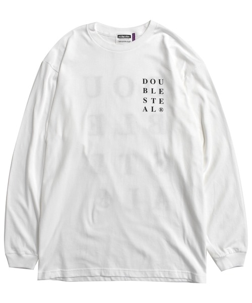 DOUBLE STEAL(ダブルスティール)の「Big Font 長袖Tシャツ(Tシャツ/カットソー・メンズ・ライトベージュ/ホワイト/ブラック・MEDIUM/LARGE/X-LARGE/XX-LARGE)」の12枚目の写真