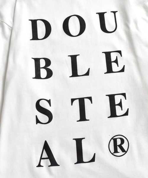 DOUBLE STEAL(ダブルスティール)の「Big Font 長袖Tシャツ(Tシャツ/カットソー・メンズ・ライトベージュ/ホワイト/ブラック・MEDIUM/LARGE/X-LARGE/XX-LARGE)」の14枚目の写真