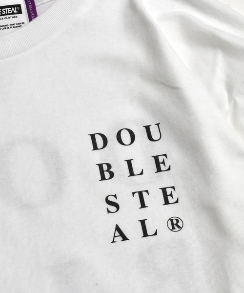 DOUBLE STEAL(ダブルスティール)の「Big Font 長袖Tシャツ(Tシャツ/カットソー・メンズ・ライトベージュ/ホワイト/ブラック・MEDIUM/LARGE/X-LARGE/XX-LARGE)」の15枚目の写真