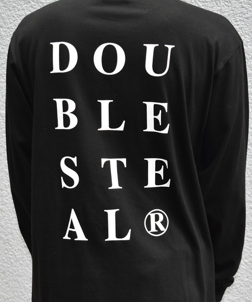 DOUBLE STEAL(ダブルスティール)の「Big Font 長袖Tシャツ(Tシャツ/カットソー・メンズ・ライトベージュ/ホワイト/ブラック・MEDIUM/LARGE/X-LARGE/XX-LARGE)」の16枚目の写真