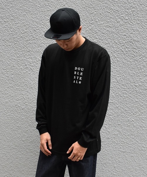 DOUBLE STEAL(ダブルスティール)の「Big Font 長袖Tシャツ(Tシャツ/カットソー・メンズ・ライトベージュ/ホワイト/ブラック・MEDIUM/LARGE/X-LARGE/XX-LARGE)」の19枚目の写真