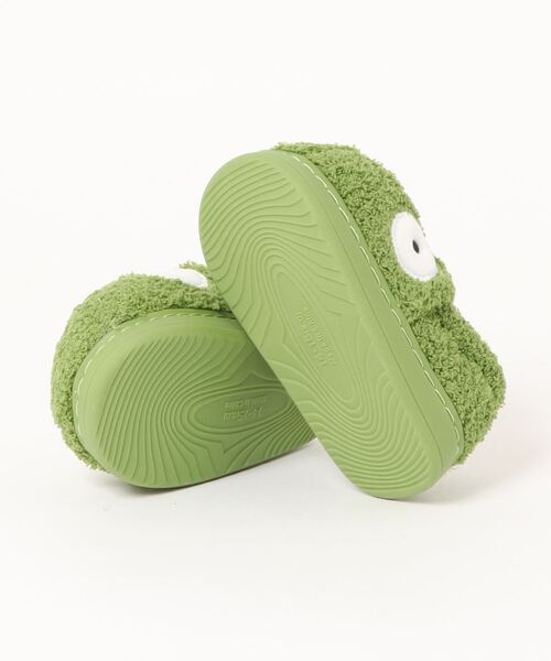 aimoha（アイモハ）の「【aimoha-KIDS-】ボアルームシューズ（ルームシューズ/スリッパ・キッズ・グリーン/イエロー/ブルー/レッド・20/14/18/22/21/16）」の7枚目の写真