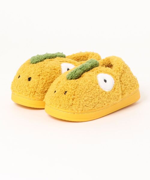 aimoha（アイモハ）の「【aimoha-KIDS-】ボアルームシューズ（ルームシューズ/スリッパ・キッズ・グリーン/イエロー/ブルー/レッド・20/14/18/22/21/16）」の10枚目の写真