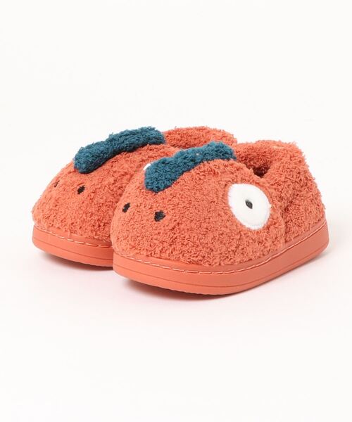 aimoha（アイモハ）の「【aimoha-KIDS-】ボアルームシューズ（ルームシューズ/スリッパ・キッズ・グリーン/イエロー/ブルー/レッド・20/14/18/22/21/16）」の5枚目の写真