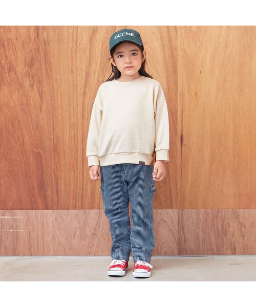 BREEZE（ブリーズ）の「WEB限定 バックプリントトレーナー（スウェット・キッズ・アイボリー/カーキ/パープル/イエロー/ライトグレー/ブラック/ブルー/ブラウン・100/110/120/140/150/130/90）」の11枚目の写真