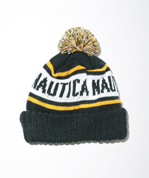 NAUTICA（ノーティカ）の「NAUTICA/ノーティカ Bonbon Knit Cap/ボンボンニットキャップ（キャップ・メンズ・ブラック/グリーン/ワインレッド・X-LARGE）」の12枚目の写真