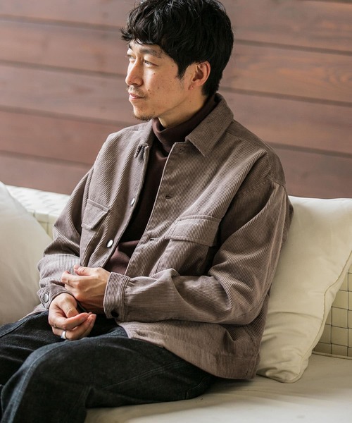 セール】コーデュロイ オーバージャケット（カバーオール）｜ITEMS