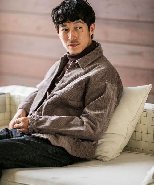 セール】コーデュロイ オーバージャケット（カバーオール）｜ITEMS